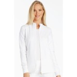 CK303 iFlex Zip Front Jacket with Knit Panels by Cherokee