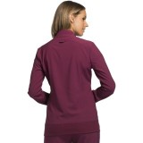 CK303 iFlex Zip Front Jacket with Knit Panels by Cherokee