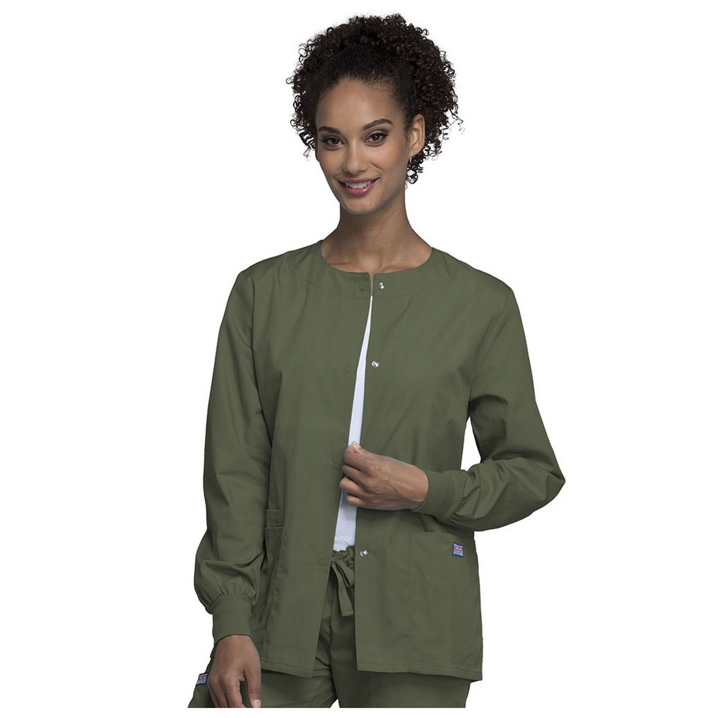 4350 Workwear Originals Veste d'Échauffement à Fermature de Pression par Cherokee