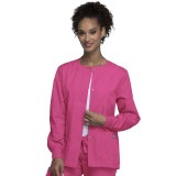 4350 Workwear Originals Snap Front Warm Up Jacket by Cherokee