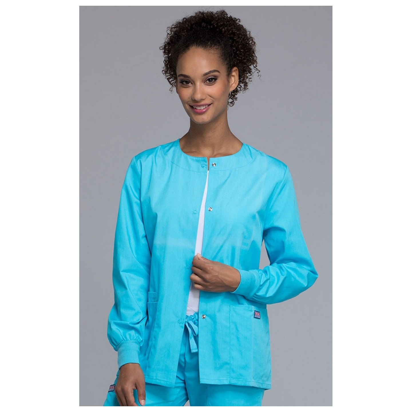 4350 Workwear Originals Veste d'Échauffement à Fermature de Pression par Cherokee