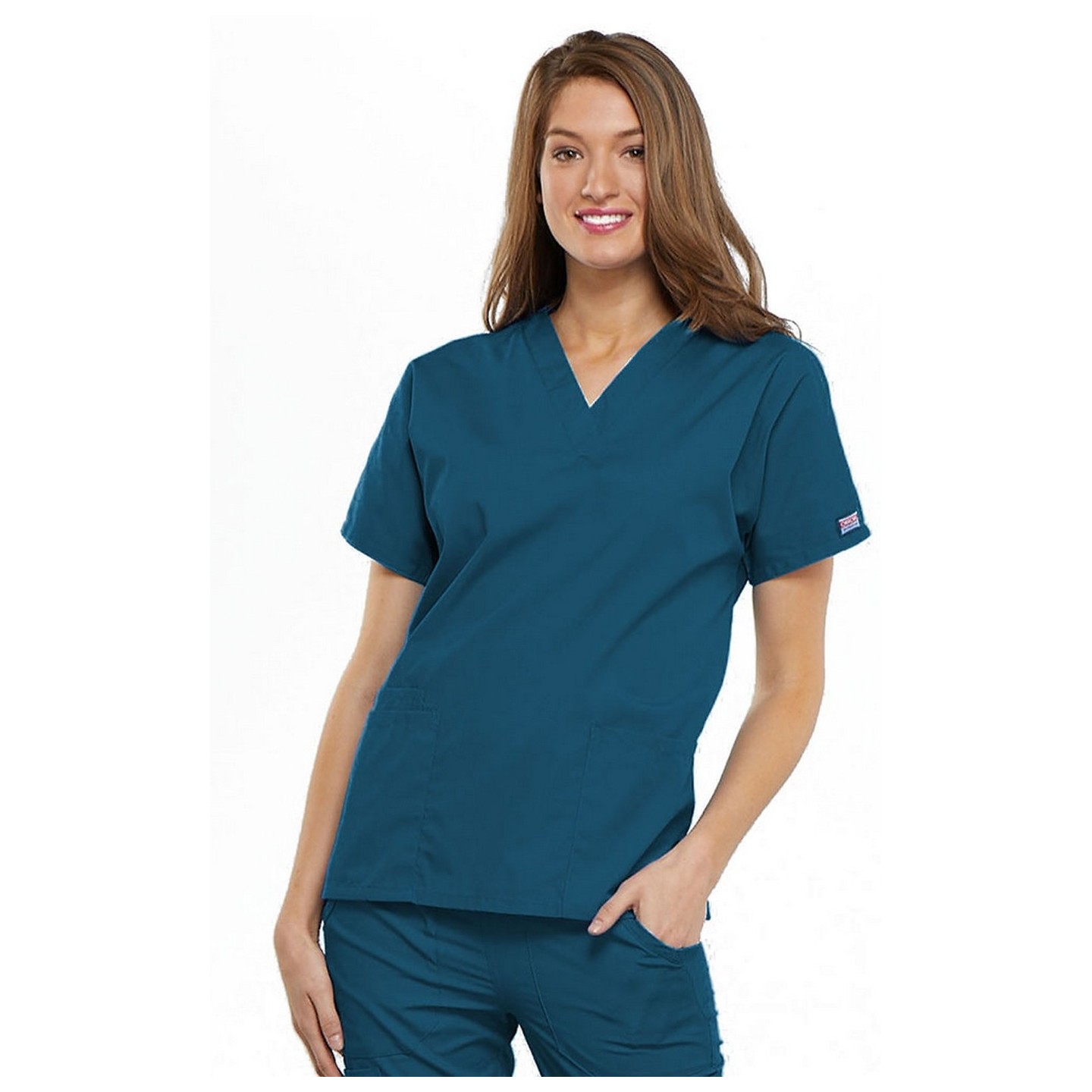 4700 Workwear Originals Haut à Col en V et Manches Dolman par Cherokee