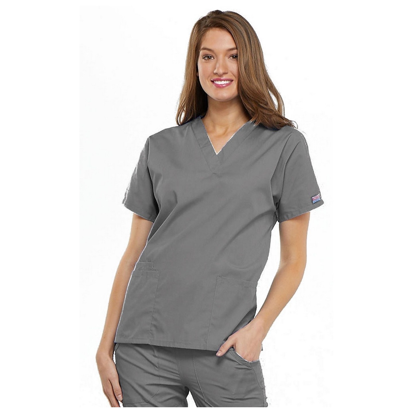 4700 Workwear Originals Haut à Col en V et Manches Dolman par Cherokee