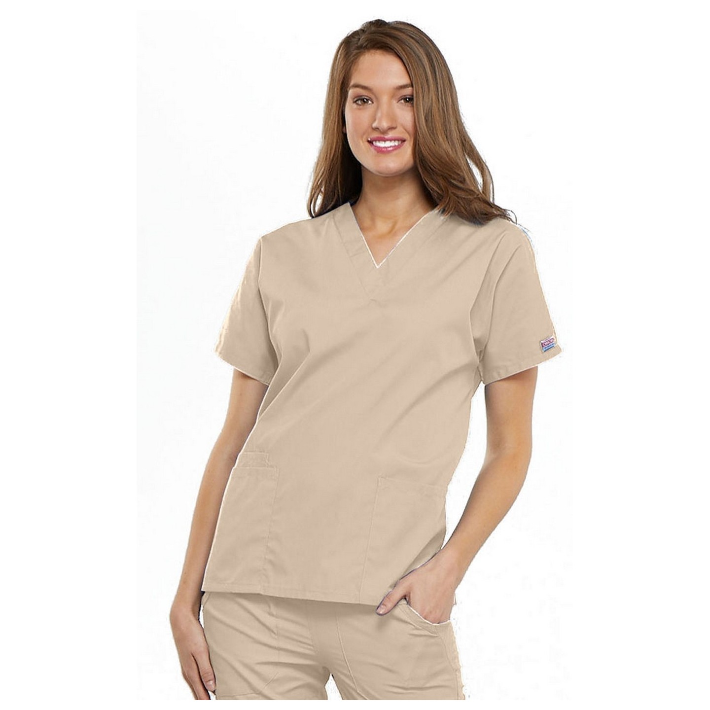 4700 Workwear Originals Haut à Col en V et Manches Dolman par Cherokee