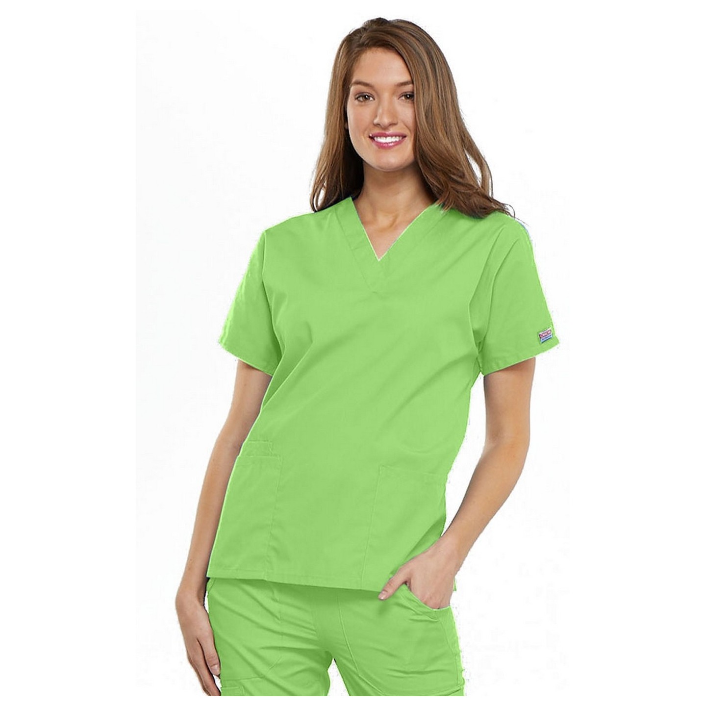 4700 Workweark Originals V-Neck Dolman Sleeve Top by Cherokee