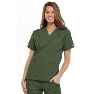 4700 Workwear Originals Haut à Col en V et Manches Dolman par Cherokee