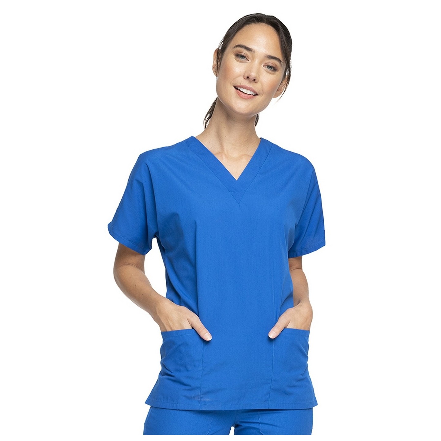 4700 Workwear Originals Haut à Col en V et Manches Dolman par Cherokee