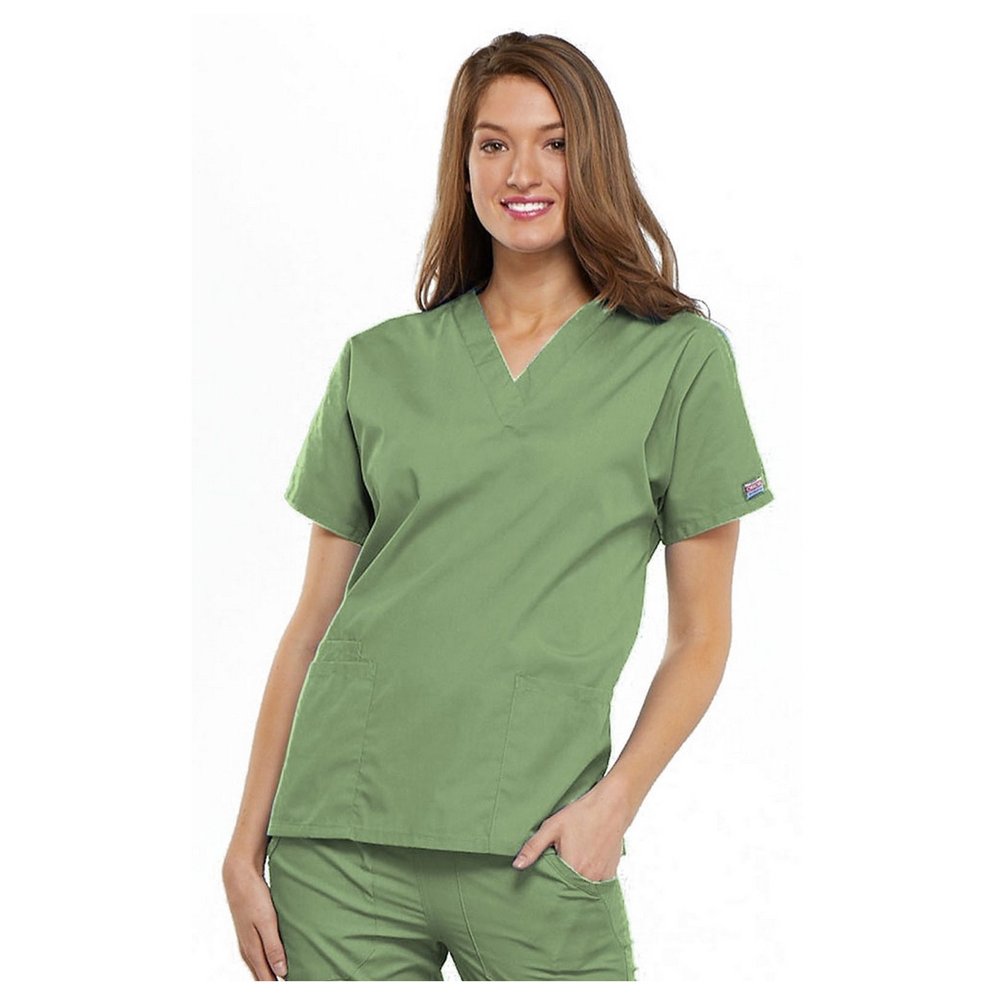 4700 Workwear Originals Haut à Col en V et Manches Dolman par Cherokee