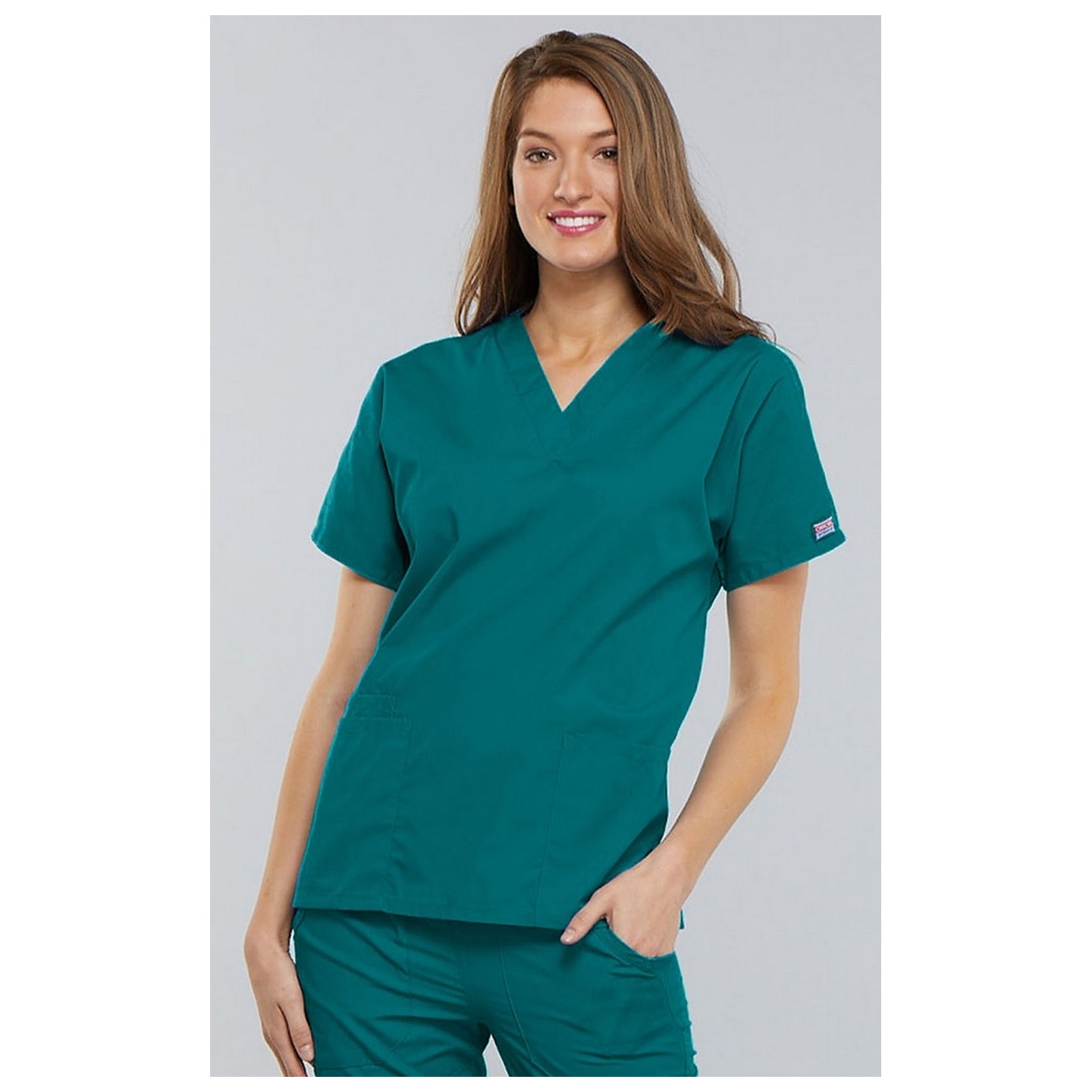 4700 Workweark Originals V-Neck Dolman Sleeve Top by Cherokee