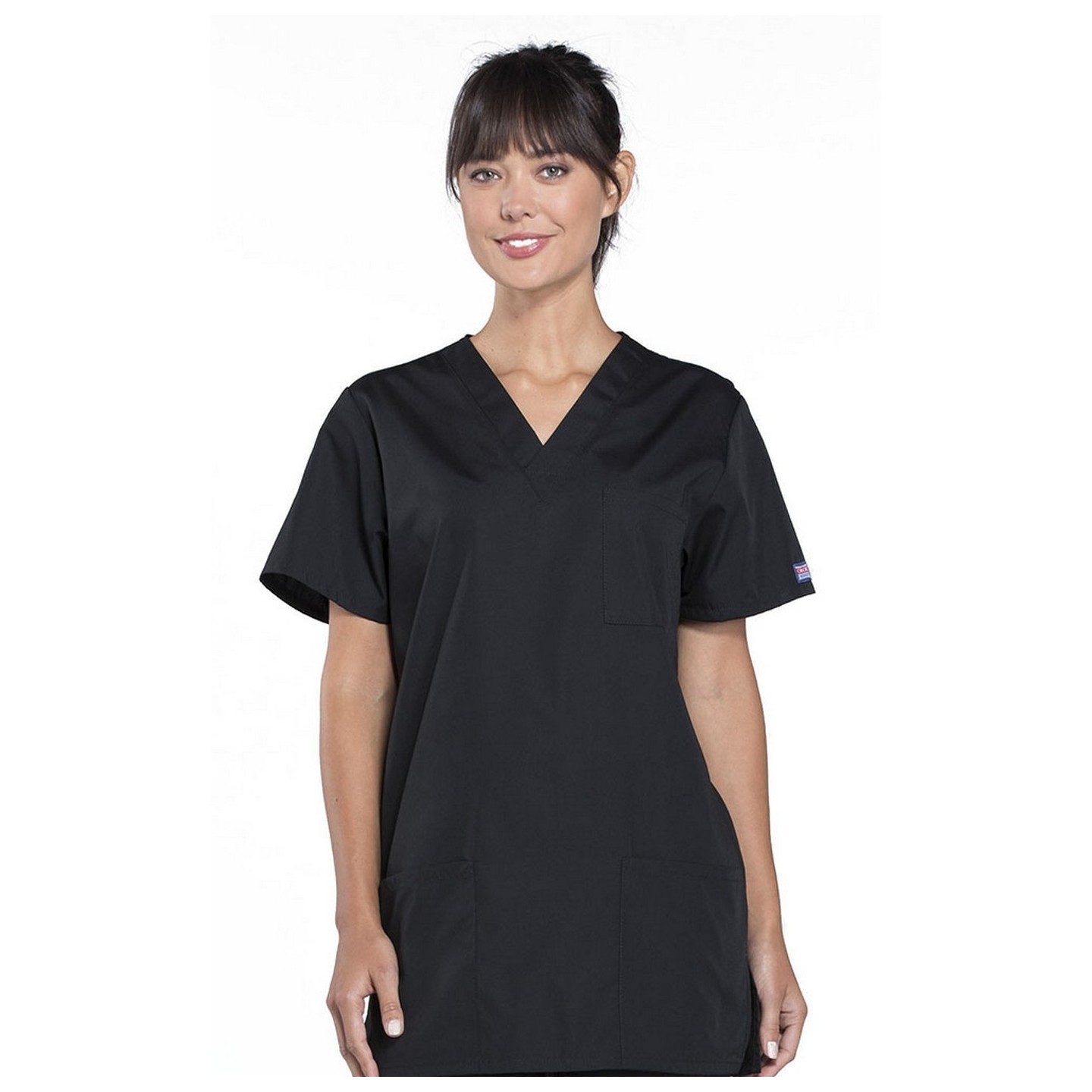 4876 Workwear Originals Unisex 3 Pocket V-Neck Top by Cherokee