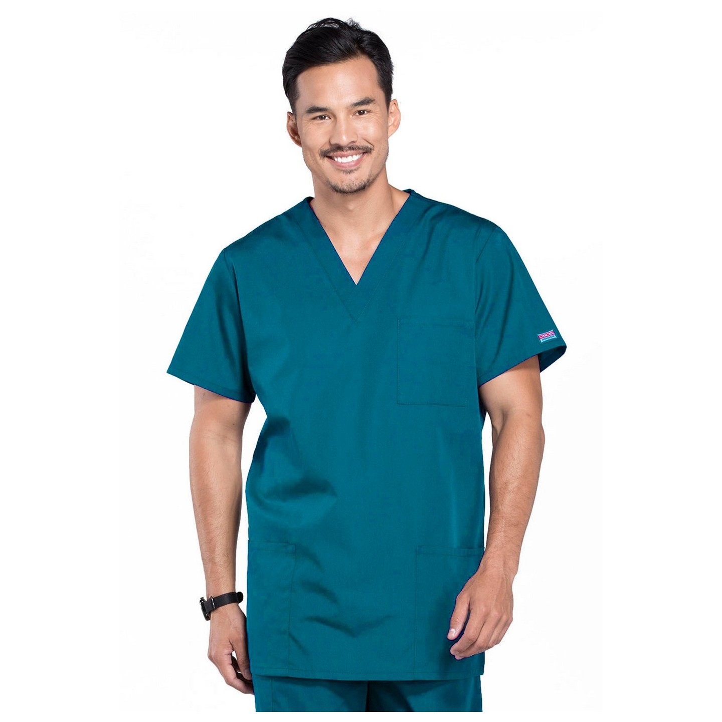 4876 Workwear Originals Unisex 3 Pocket V-Neck Top by Cherokee