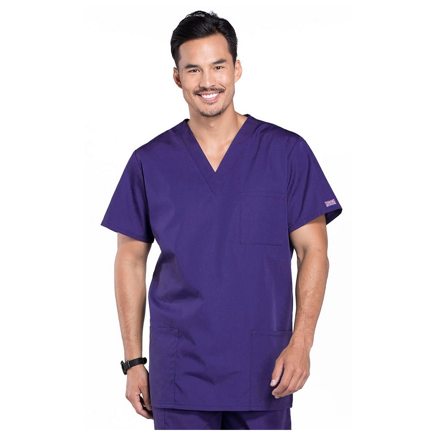 4876 Workwear Originals Unisex 3 Pocket V-Neck Top by Cherokee