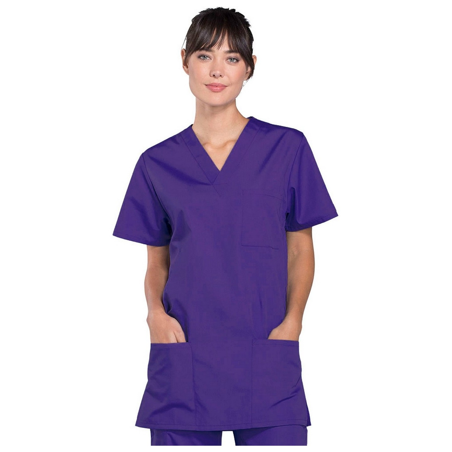 4876 Workwear Originals Unisex 3 Pocket V-Neck Top by Cherokee