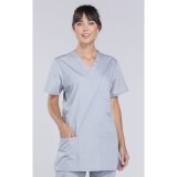 4876 Workwear Originals Haut à Col en V Unisexe avec 3 Poches par Cherokee