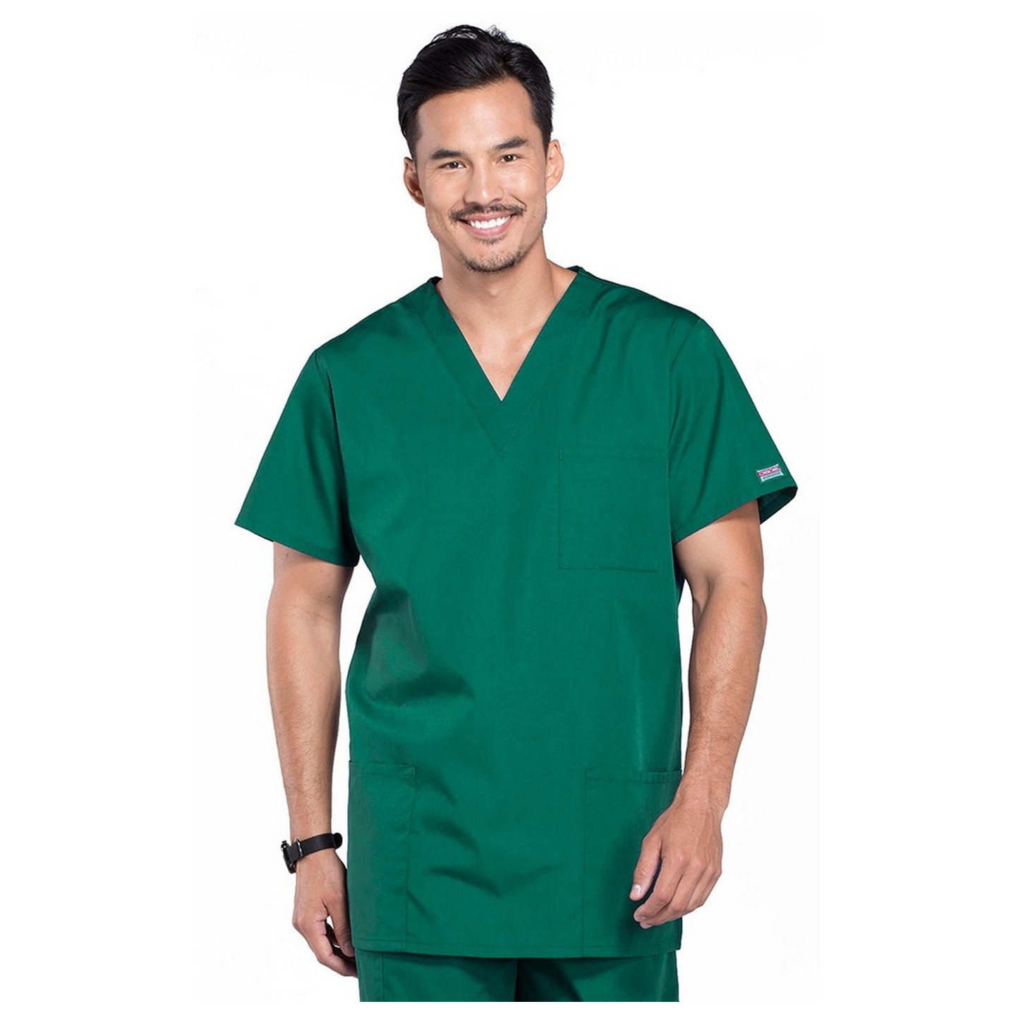 4876 Workwear Originals Unisex 3 Pocket V-Neck Top by Cherokee