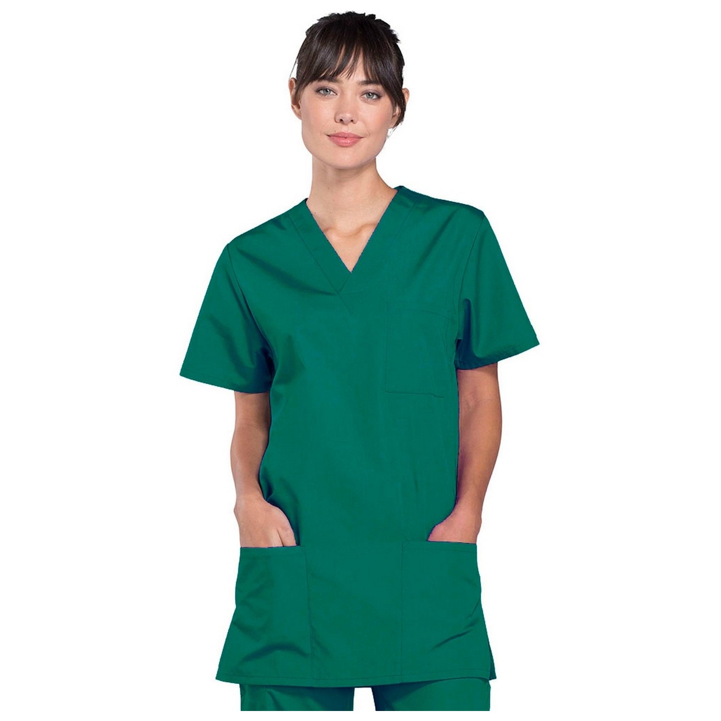 4876 Workwear Originals Unisex 3 Pocket V-Neck Top by Cherokee