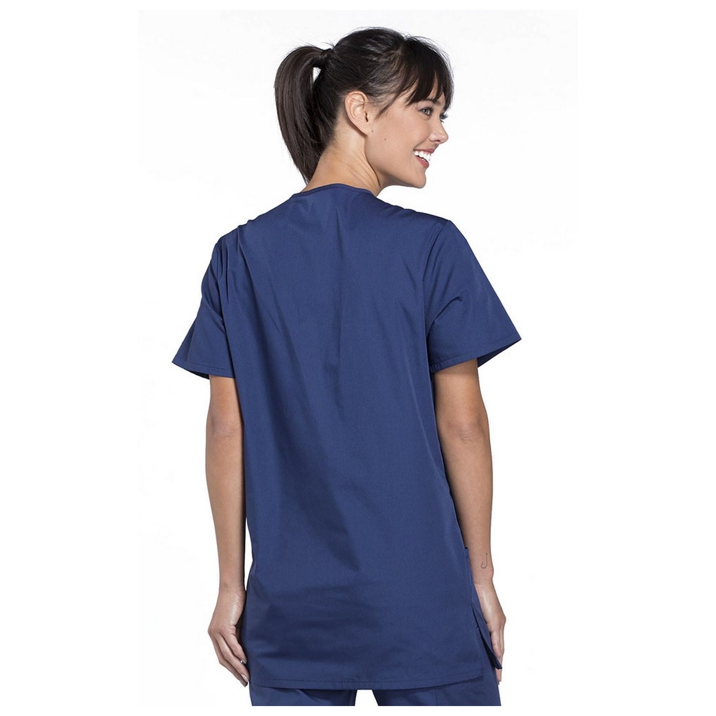 4876 Workwear Originals Haut à Col en V Unisexe avec 3 Poches par Cherokee