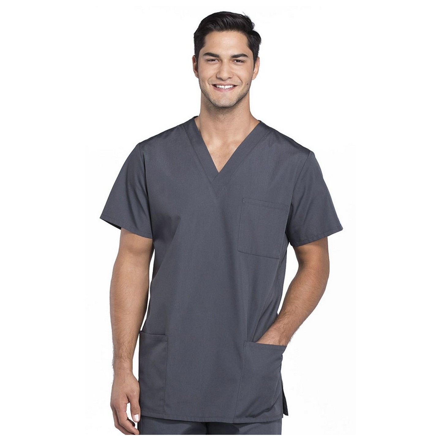 4876 Workwear Originals Unisex 3 Pocket V-Neck Top by Cherokee