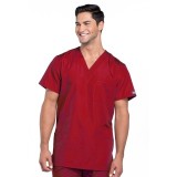 4876 Workwear Originals Haut à Col en V Unisexe avec 3 Poches par Cherokee