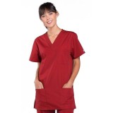 4876 Workwear Originals Haut à Col en V Unisexe avec 3 Poches par Cherokee