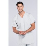 4876 Workwear Originals Haut à Col en V Unisexe avec 3 Poches par Cherokee