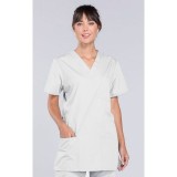 4876 Workwear Originals Haut à Col en V Unisexe avec 3 Poches par Cherokee