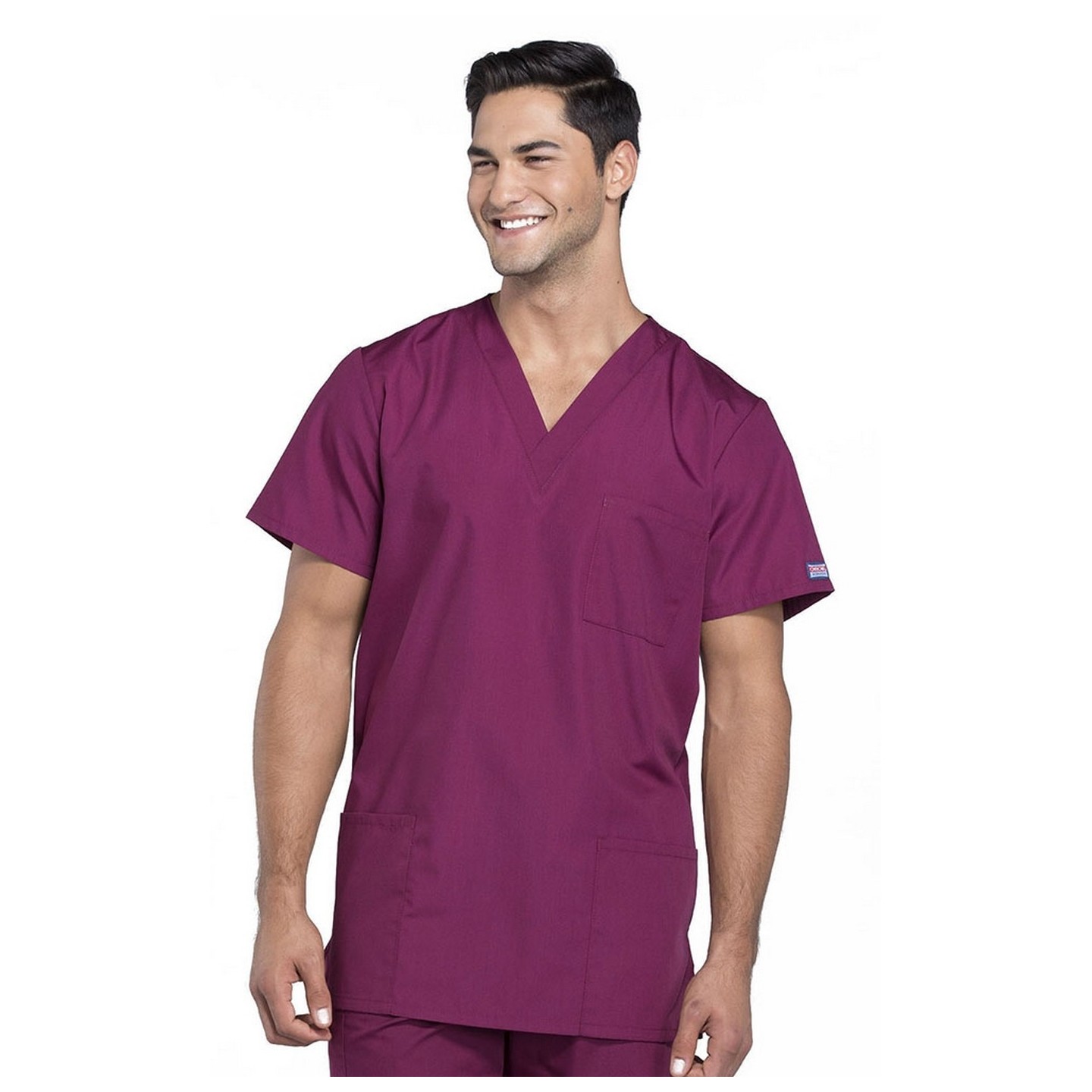 4876 Workwear Originals Unisex 3 Pocket V-Neck Top by Cherokee