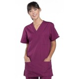 4876 Workwear Originals Unisex 3 Pocket V-Neck Top by Cherokee