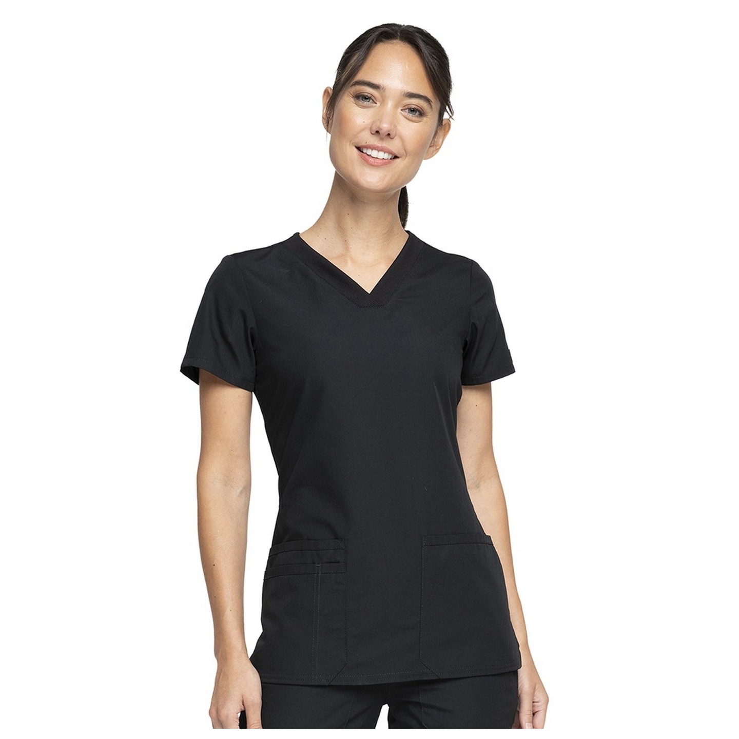 WW645 Workwear Originals Haut à Col en V avec Panneaux Extensibles par Cherokee