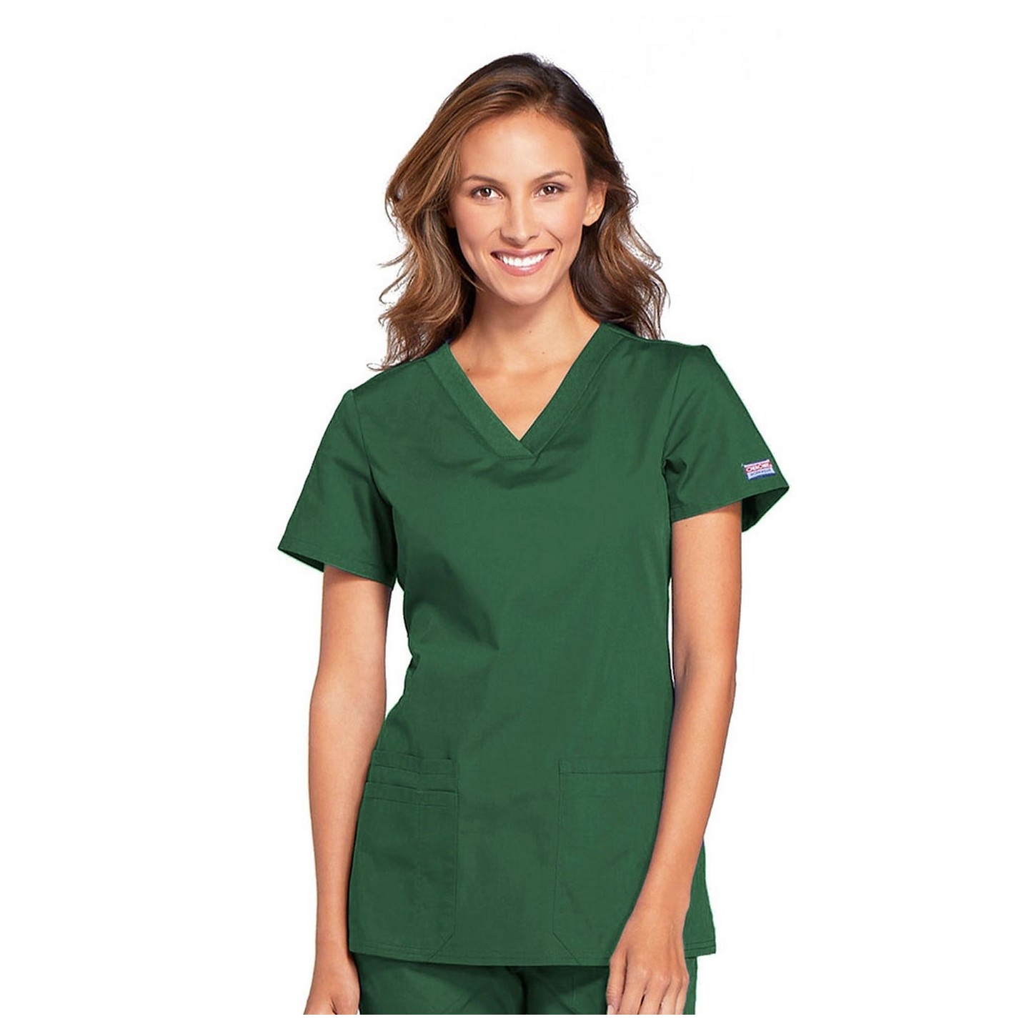 WW645 Workwear Originals Haut à Col en V avec Panneaux Extensibles par Cherokee