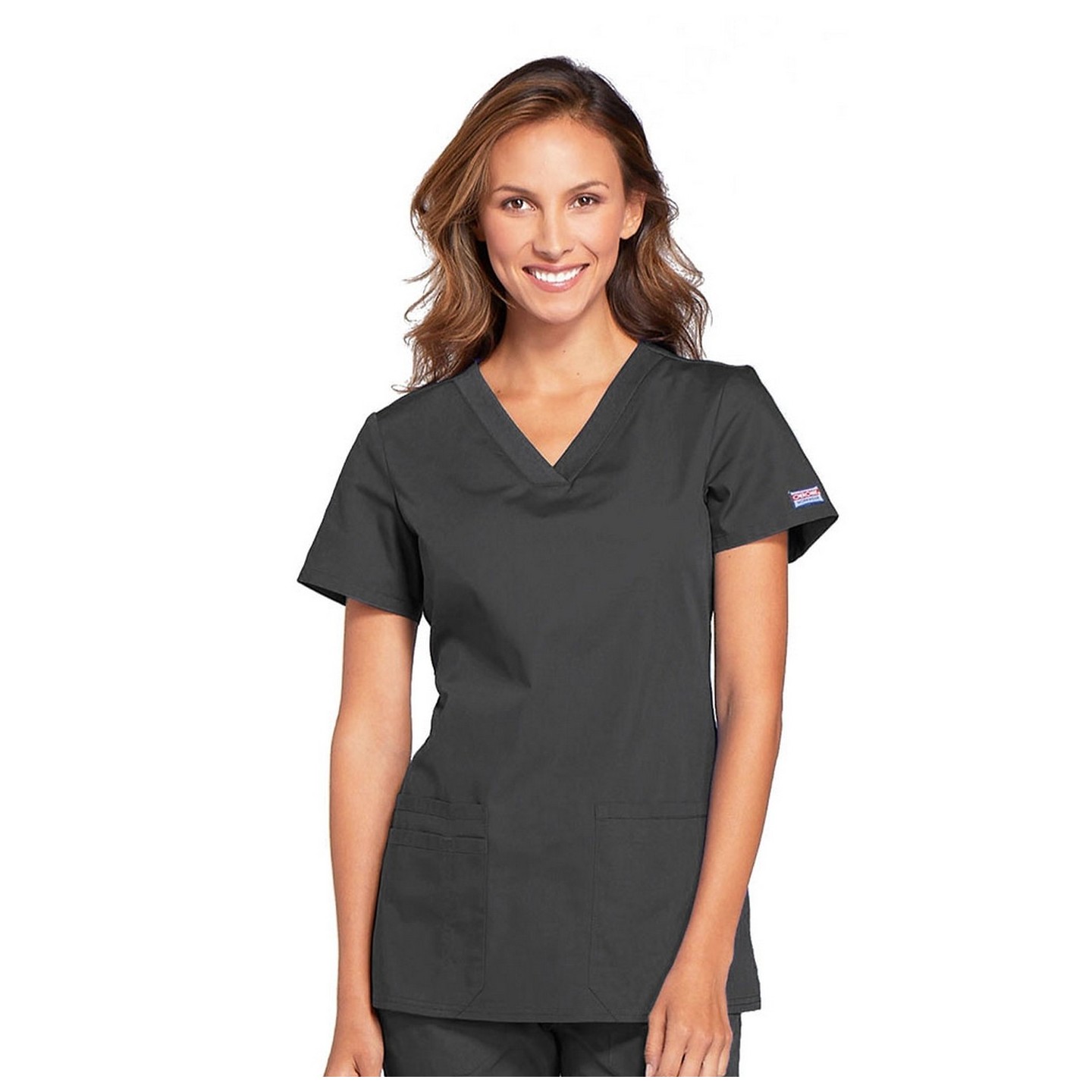 WW645 Workwear Originals Haut à Col en V avec Panneaux Extensibles par Cherokee