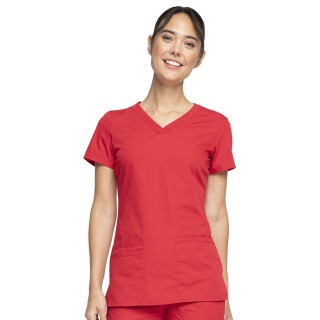 WW645 Workwear Originals Haut à Col en V avec Panneaux Extensibles par Cherokee