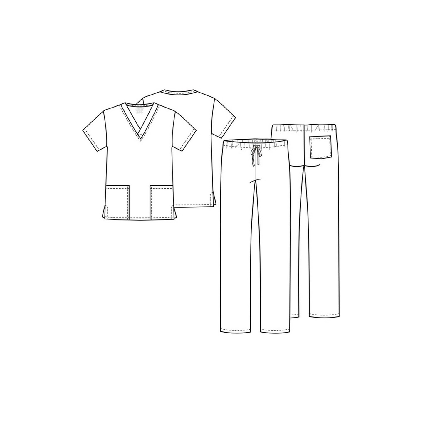 WW530C Workwear Originals Ensemble de Haut et Pantalon Unisexe par Cherokee