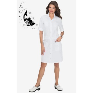 905 Koi Alexandra Dress White