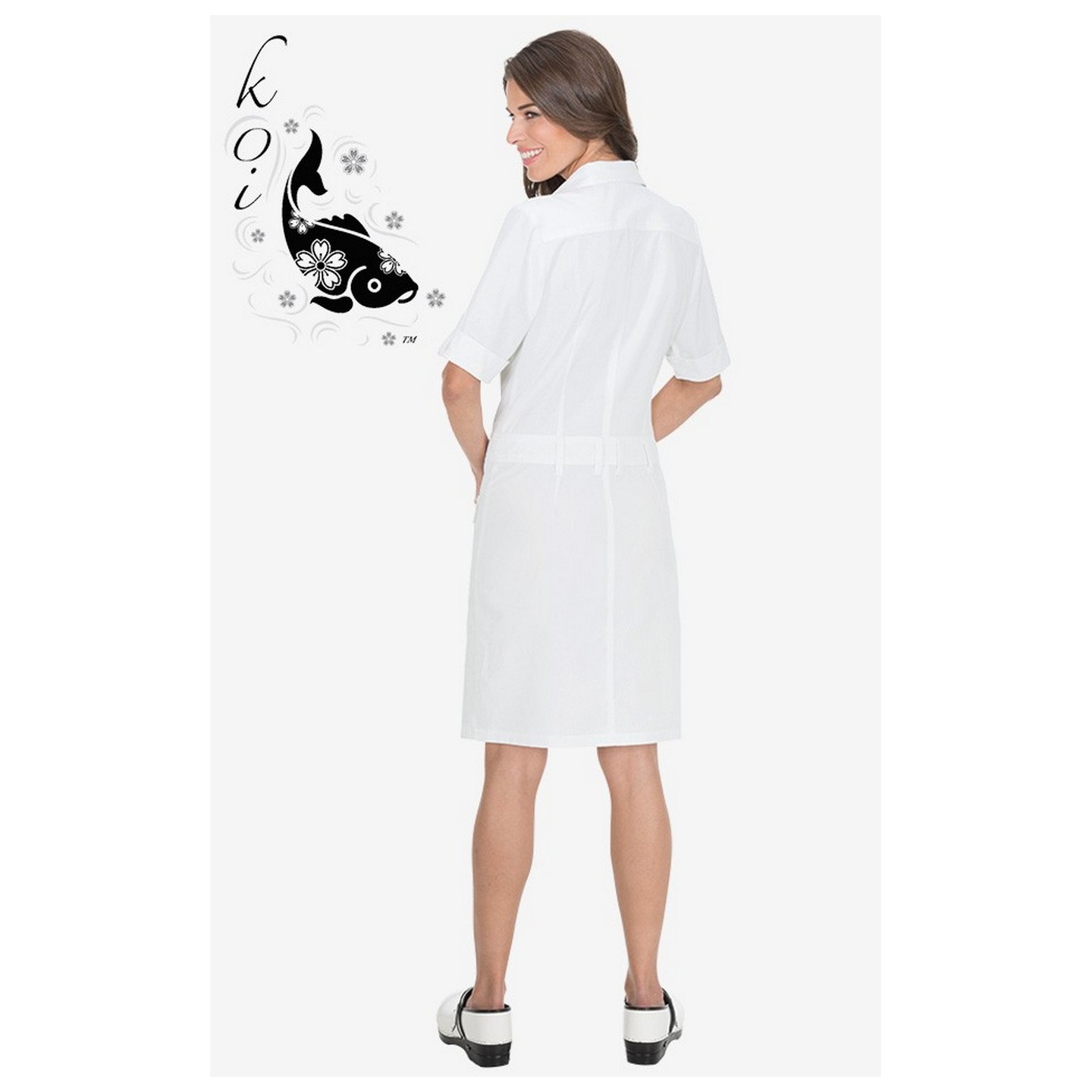 905 Koi Alexandra White Robe