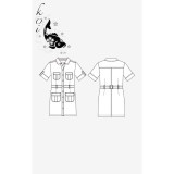 905 Koi Alexandra Dress White