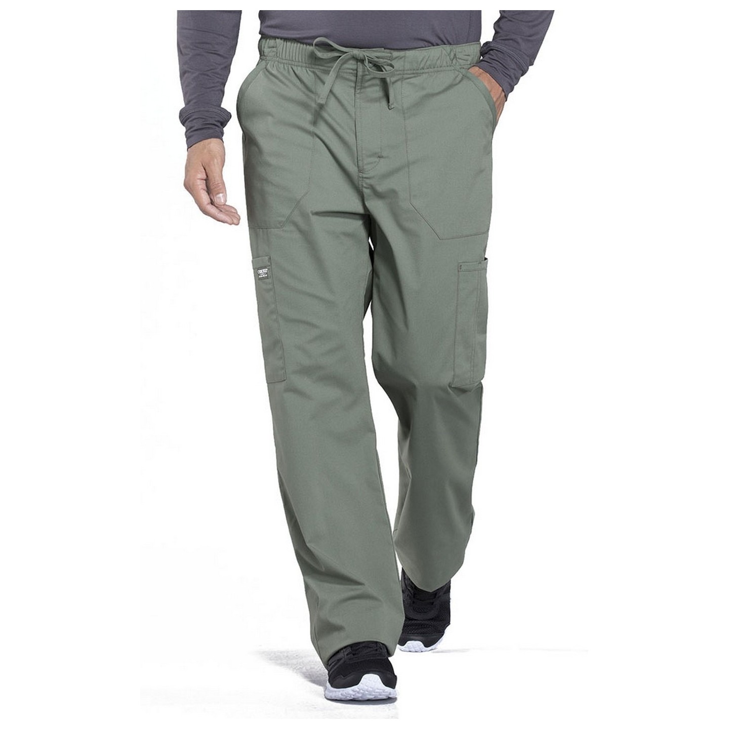 WW190 Workwear Professionals Men's Tapered Leg 5 Pocket Scrub Pants by Cherokee