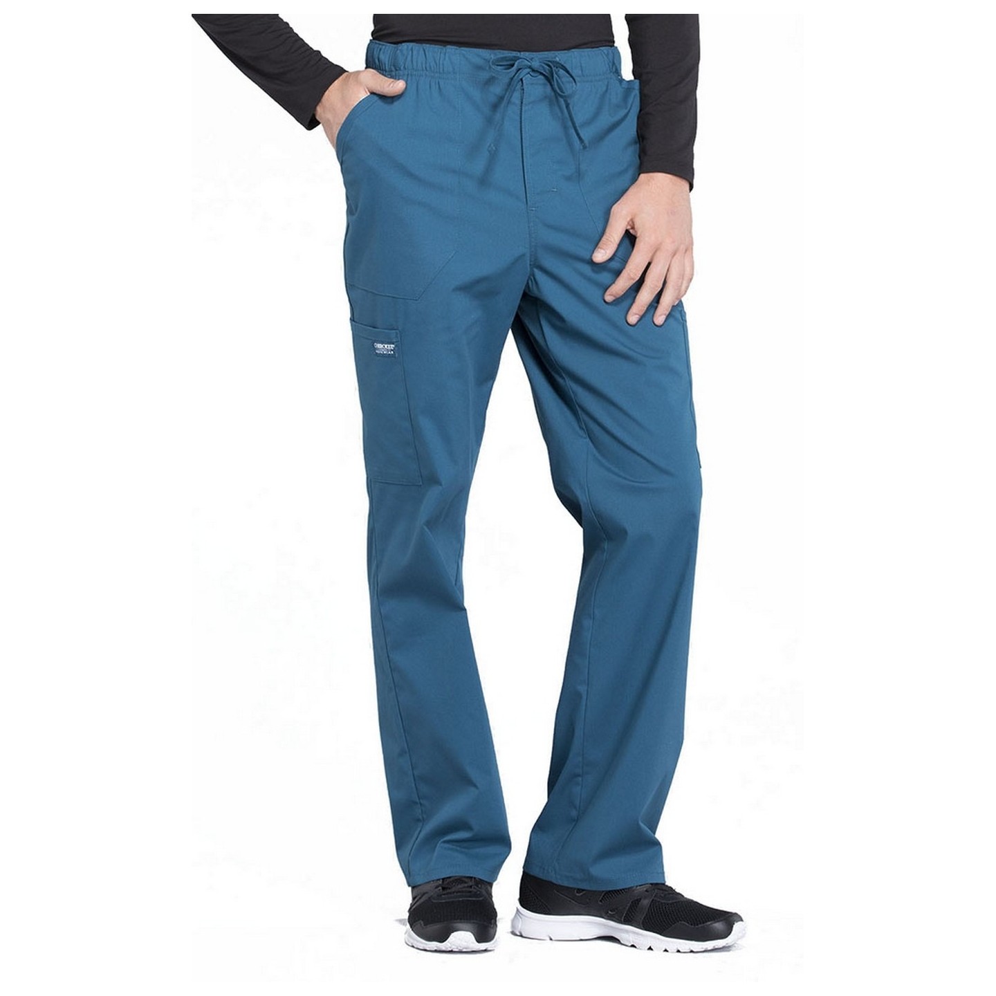 WW190 Workwear Professionals Men's Tapered Leg 5 Pocket Scrub Pants by Cherokee