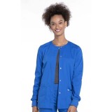 WW340 Workwear Professionals Veste d'Échauffement à Fermature de Pression avec 3 Poches par Cherokee