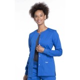 WW340 Workwear Professionals 3 Pocket Snap Front Jacket by Cherokee