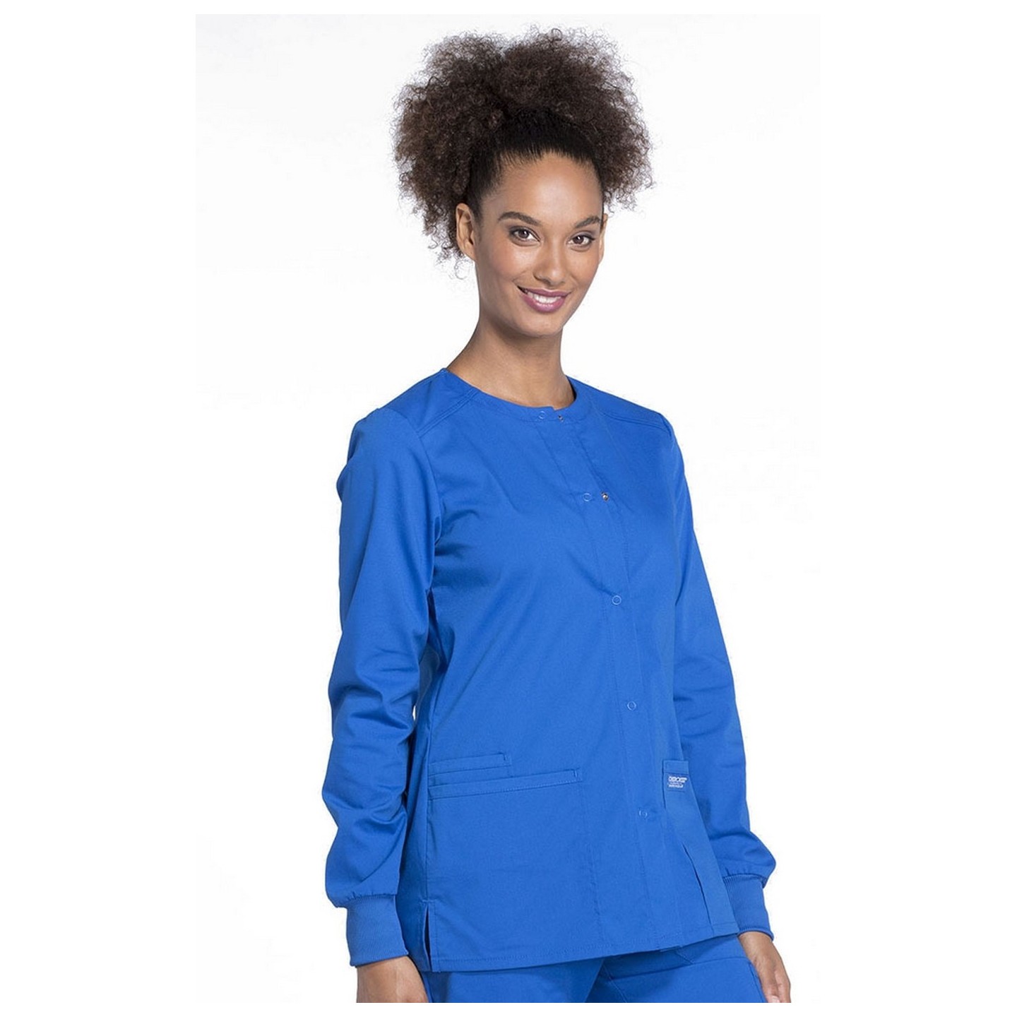 WW340 Workwear Professionals Veste d'Échauffement à Fermature de Pression avec 3 Poches par Cherokee