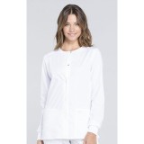 WW340 Workwear Professionals 3 Pocket Snap Front Jacket by Cherokee