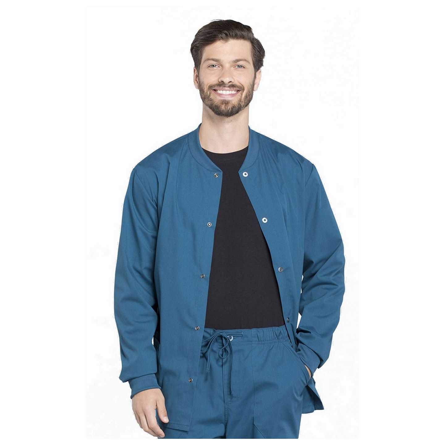 WW360 Workwear Professionals Veste à Fermature de Pression pour Hommes par Cherokee