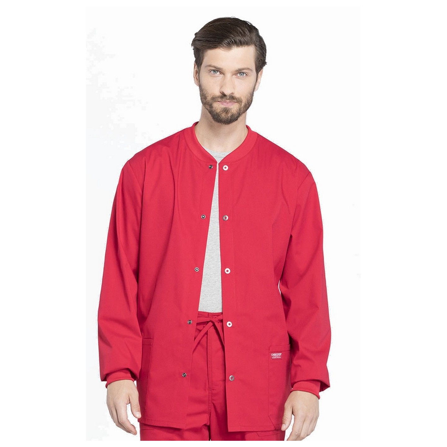 WW360 Workwear Professionals Men's Snap Front Jacket by Cherokee