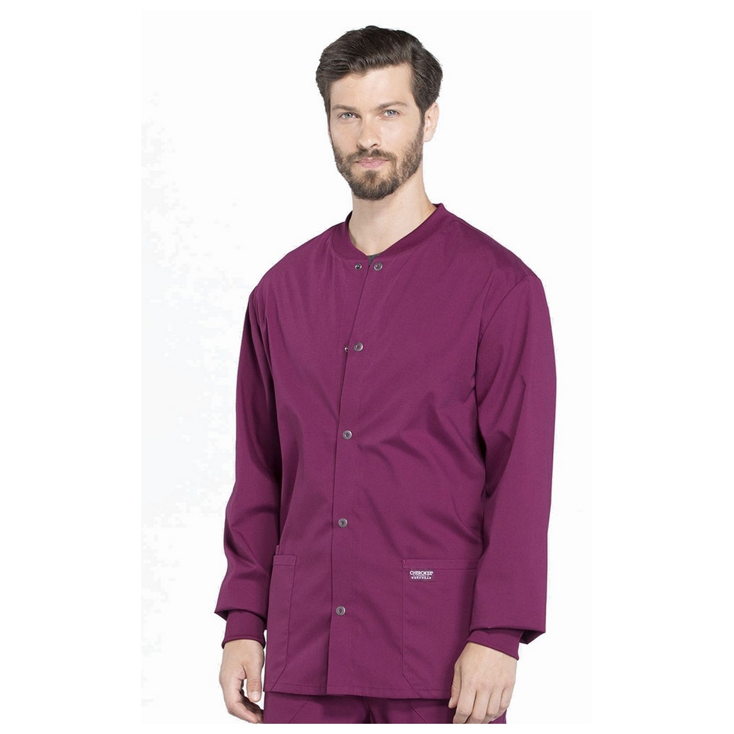 WW360 Workwear Professionals Veste à Fermature de Pression pour Hommes par Cherokee