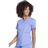 WW665 Workwear Professionals Haut à Col en V avec 3 Poches par Cherokee