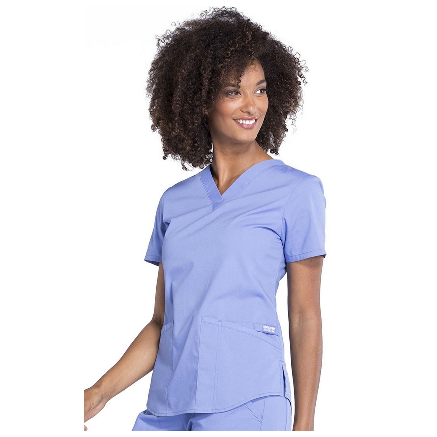 WW665 Workwear Professionals 3 Pocket V-Neck Top by Cherokee