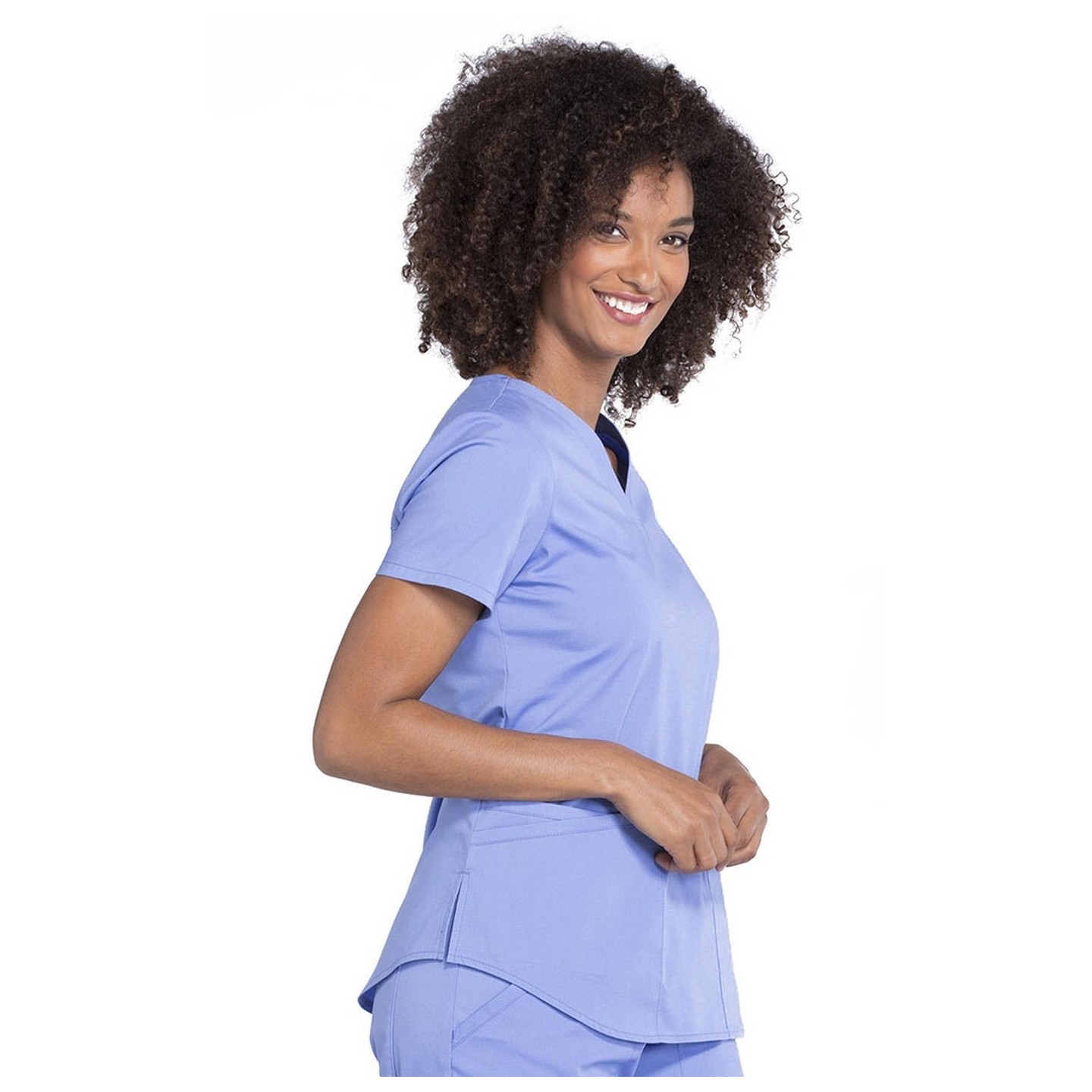 WW665 Workwear Professionals 3 Pocket V-Neck Top by Cherokee