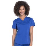 WW665 Workwear Professionals Haut à Col en V avec 3 Poches par Cherokee