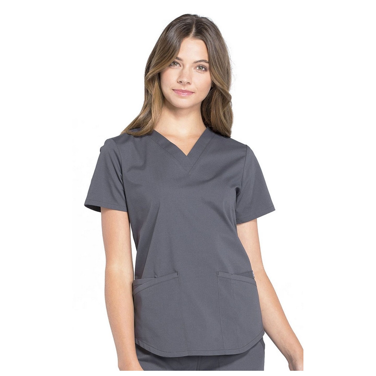 WW665 Workwear Professionals 3 Pocket V-Neck Top by Cherokee